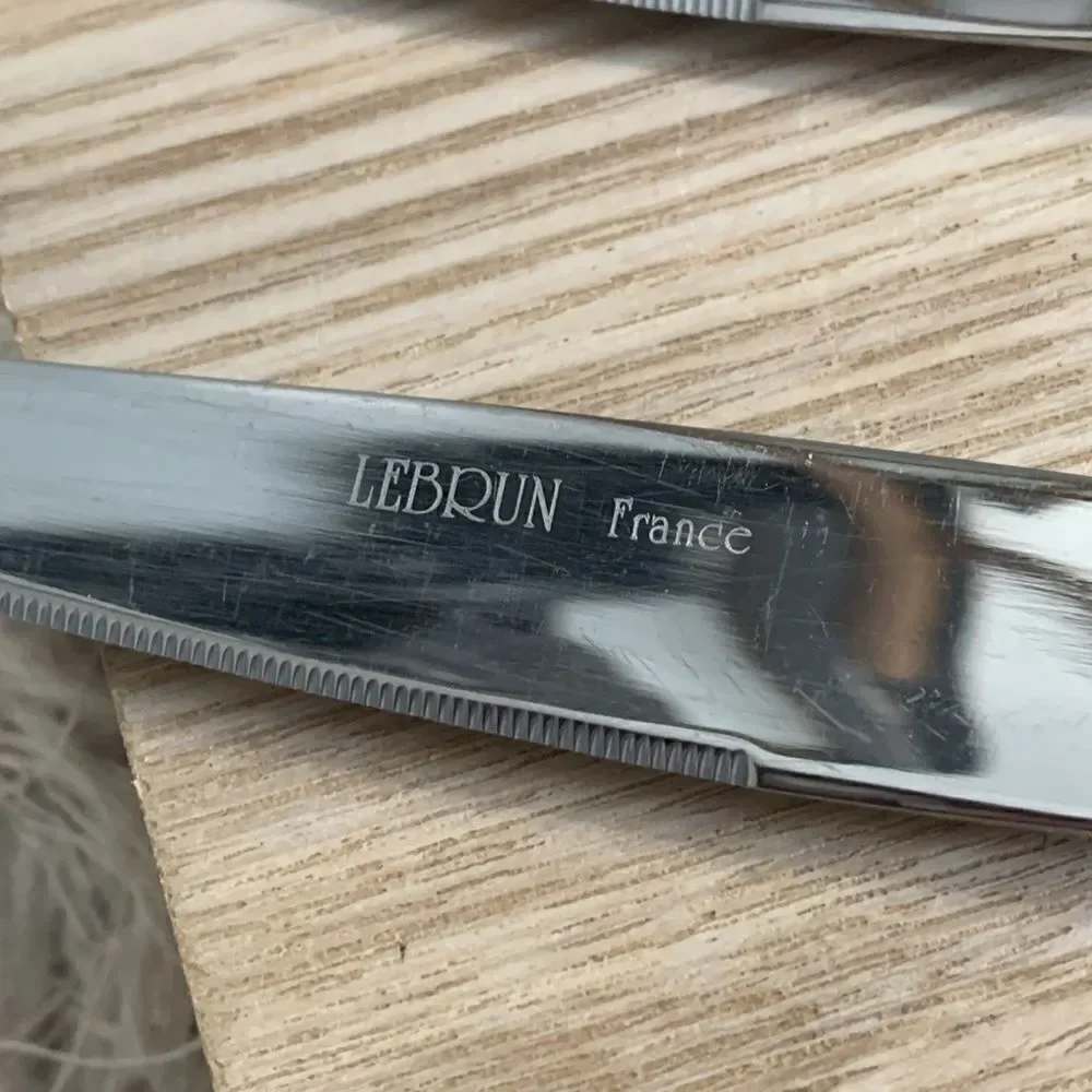 LeBrun‎ France Fiddle Oar Stainless Steel Set of 5 Steak Knives